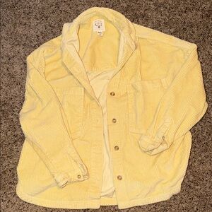 Billabong Yellow Corduroy Shacket